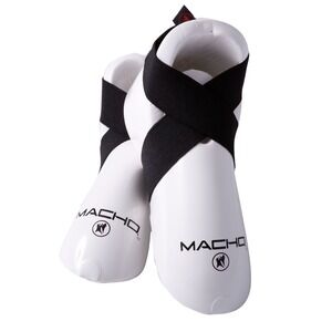Dyna Martial Arts Dyna Kicks Sparring Foot Protection Adult Small White KDC620